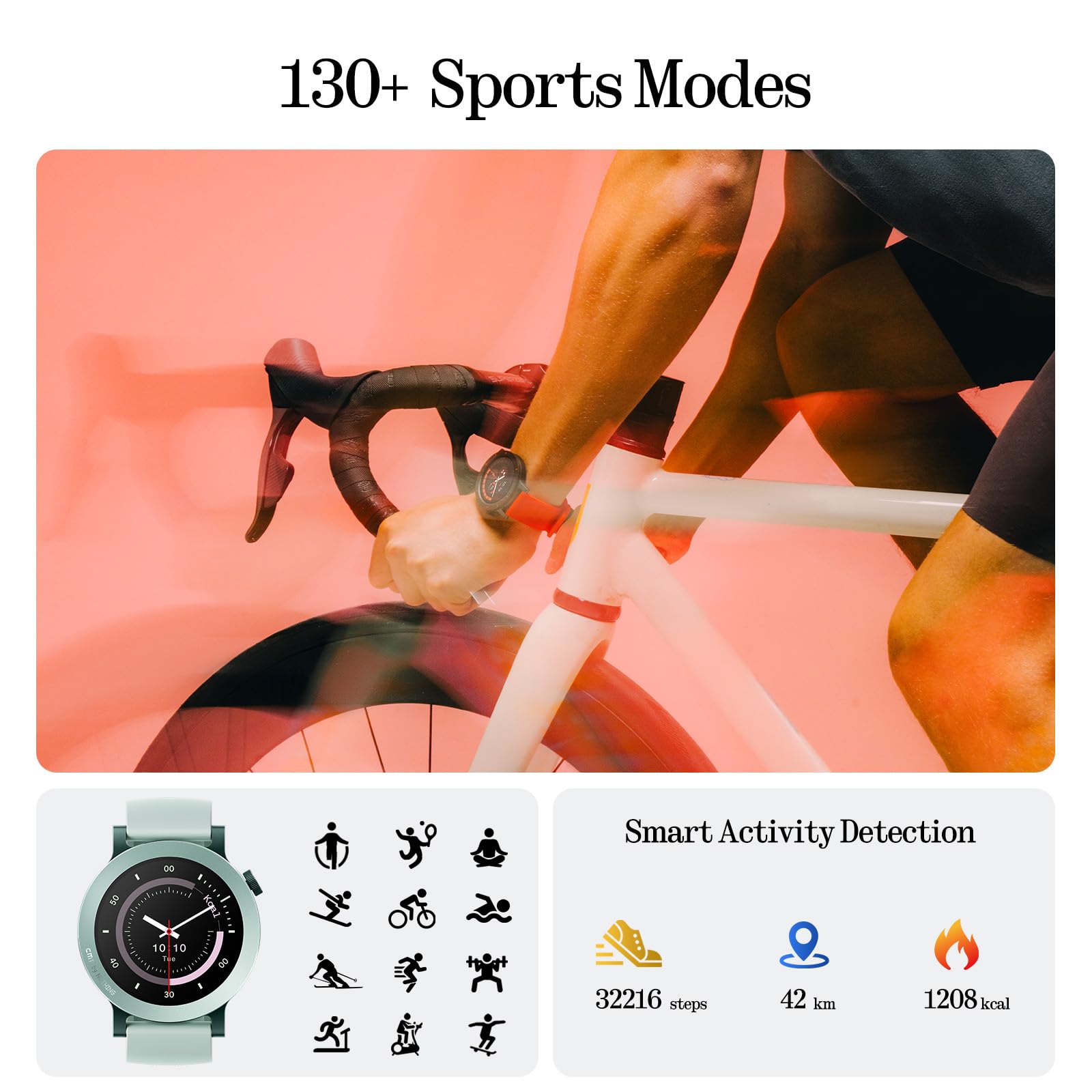 CMF Watch 3 Pro – Smartwatch 1,43" AMOLED, 13 Tage Akku, Dual-GPS, Bluetooth-Anrufe mit KI-Rauschunterdrückung, Herzfrequenz & Schlaftracking – Dunkelgrau 4