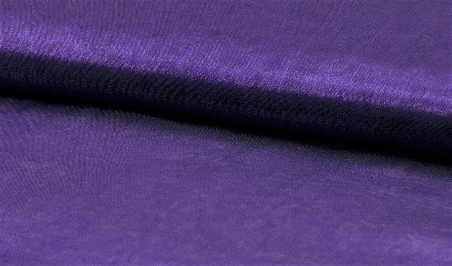 CRS VENDOR LTD. CRYSTAL ORGANZA Voile Fabric Material - PURPLE — image 1