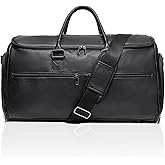 Carry On Garment Bag for Travel, Convertible Travel Garment Bag for Men Women, 2 in 1 Hanging Suitcase Suit Business Travel Bag