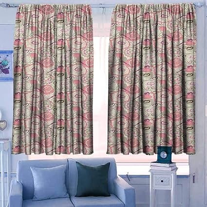 Amazon Com White Curtains 63 W X 72 L Decorative Curtains