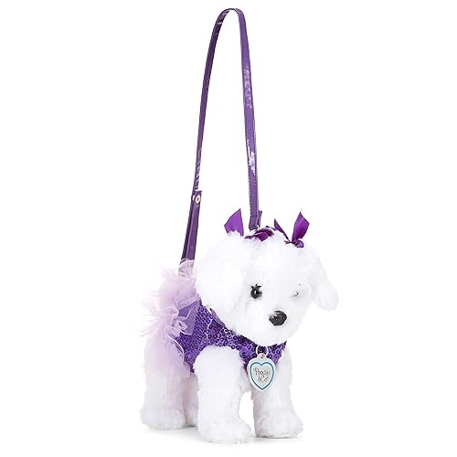 Poochie And Co Little Girls Plush Animal Shaped Purse, Kids