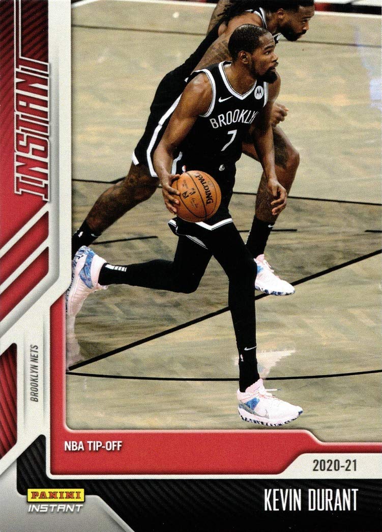 2020-21 Panini Instant #13 Kevin Durant Basketball Card Nets - Only 617 made!