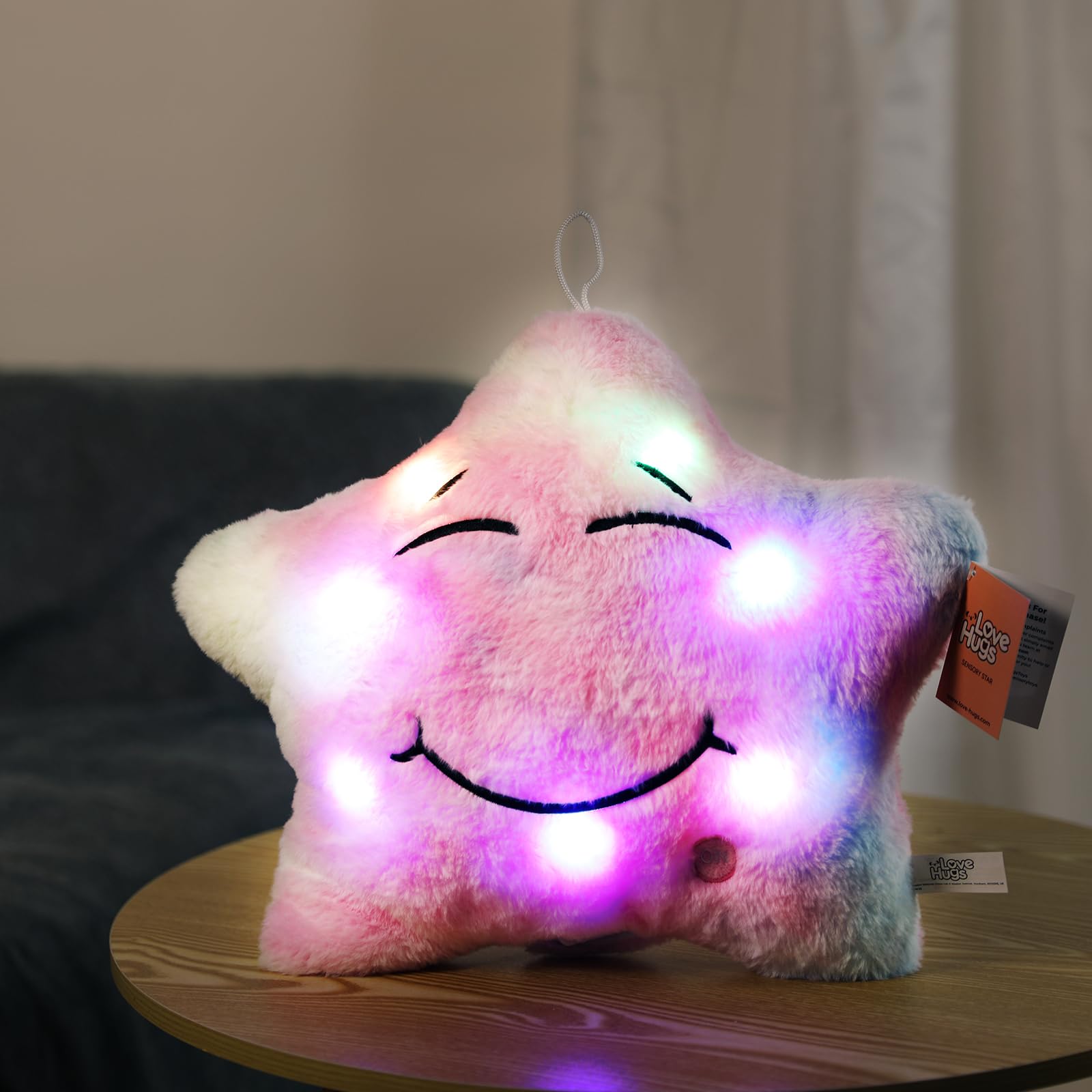 LoveHugs Musical Star Plush Sensory Light Up Toys - Autism Sensory Toys - Newborn Toys - Twinkle Twinkle Little Star Sensory Toys for Autistic Children