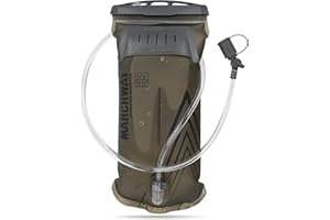 MARCHWAY Lightweight TPU Hydration Bladder 2L/3L for Hydration Packs, Slide-Seal Wide Mouth Water Reservoir Bag with Carry Handle for Hiking, Cycling, Running, Camping, Travel