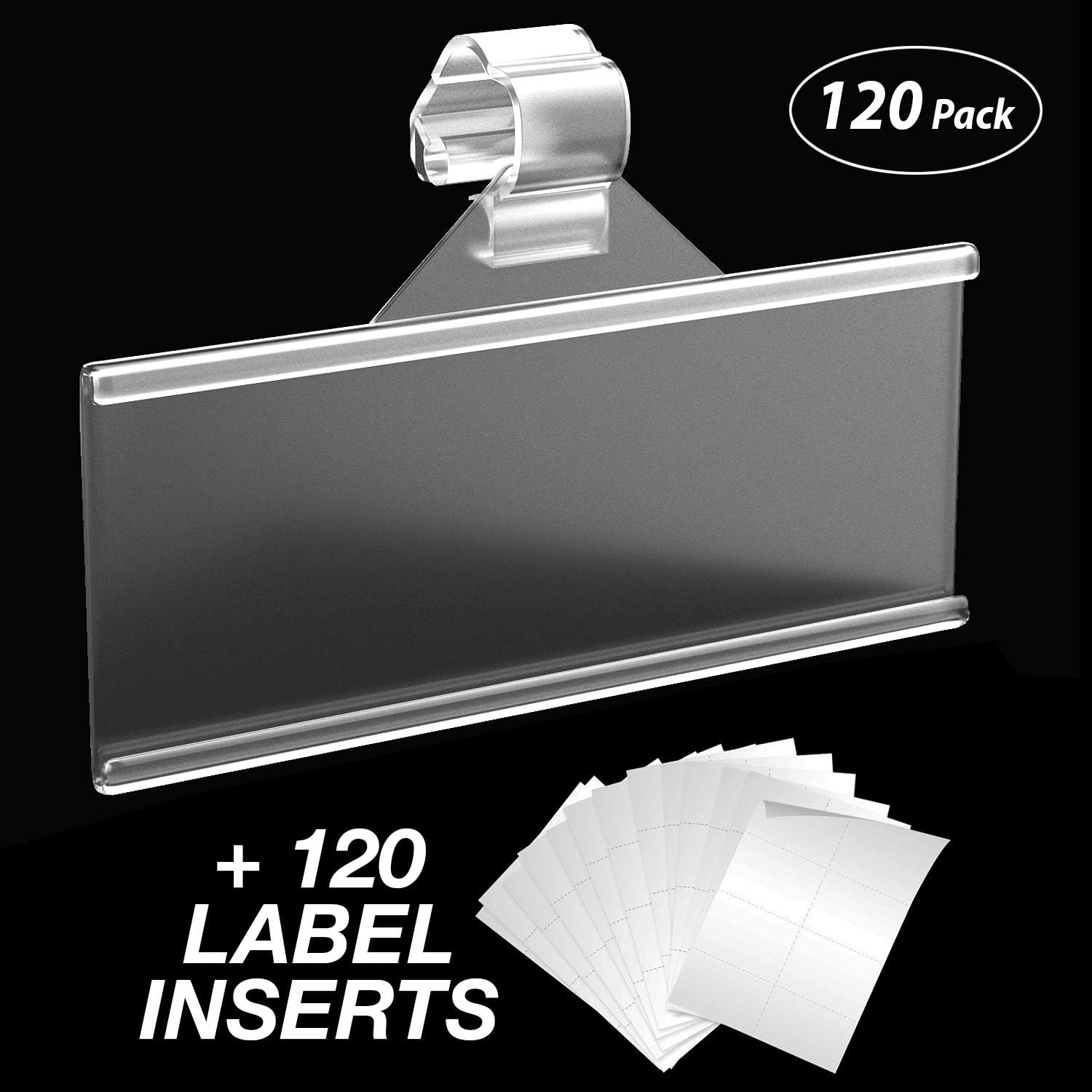 32 Clip On Shelf Label Holders Labels Design Ideas 2020
