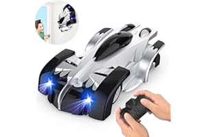 EpochAir Wall Climbing Remote Control Car Dual Mode 360deg Rotating RC Stunt Cars with Headlight Rechargeable Toys for Boys Girls Gift for 4 5 6 7 8-12 Year Old Kid