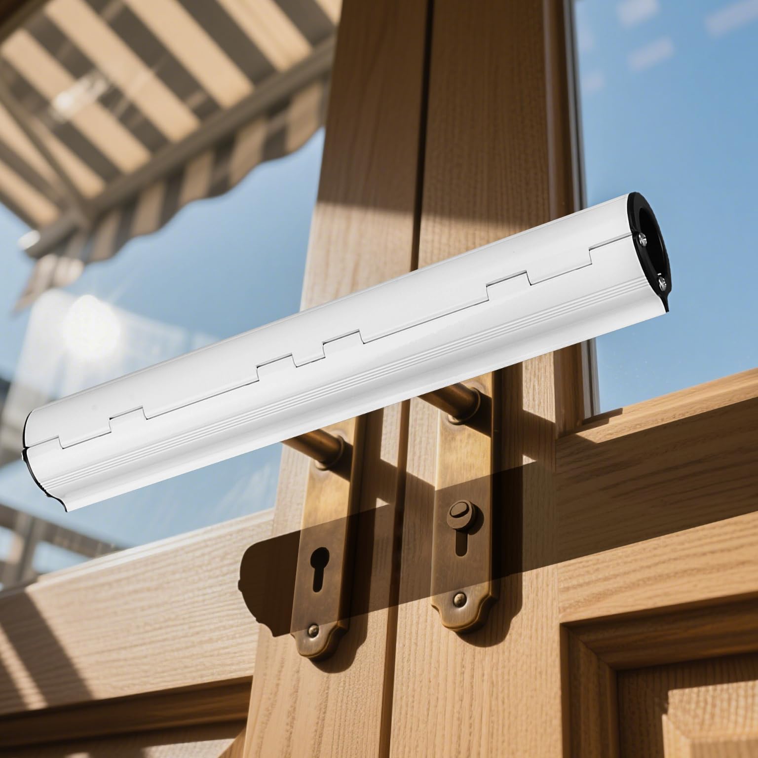 Gachiwar Patio Door Security Lock for French Double Doors - High Security 2 Handle Lock System, Professional Safety Device for Conservatory & Sliding Glass Doors