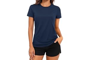 TACVASEN Short Sleeve Shirts for Women Athletic Workout Tops UPF 50+ Sun Protection Quick Dry Running T-Shirts
