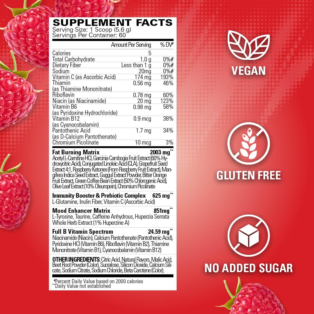 EHPlabs OxyShred Thermogenic Pre Workout Powder & Shredding Supplement