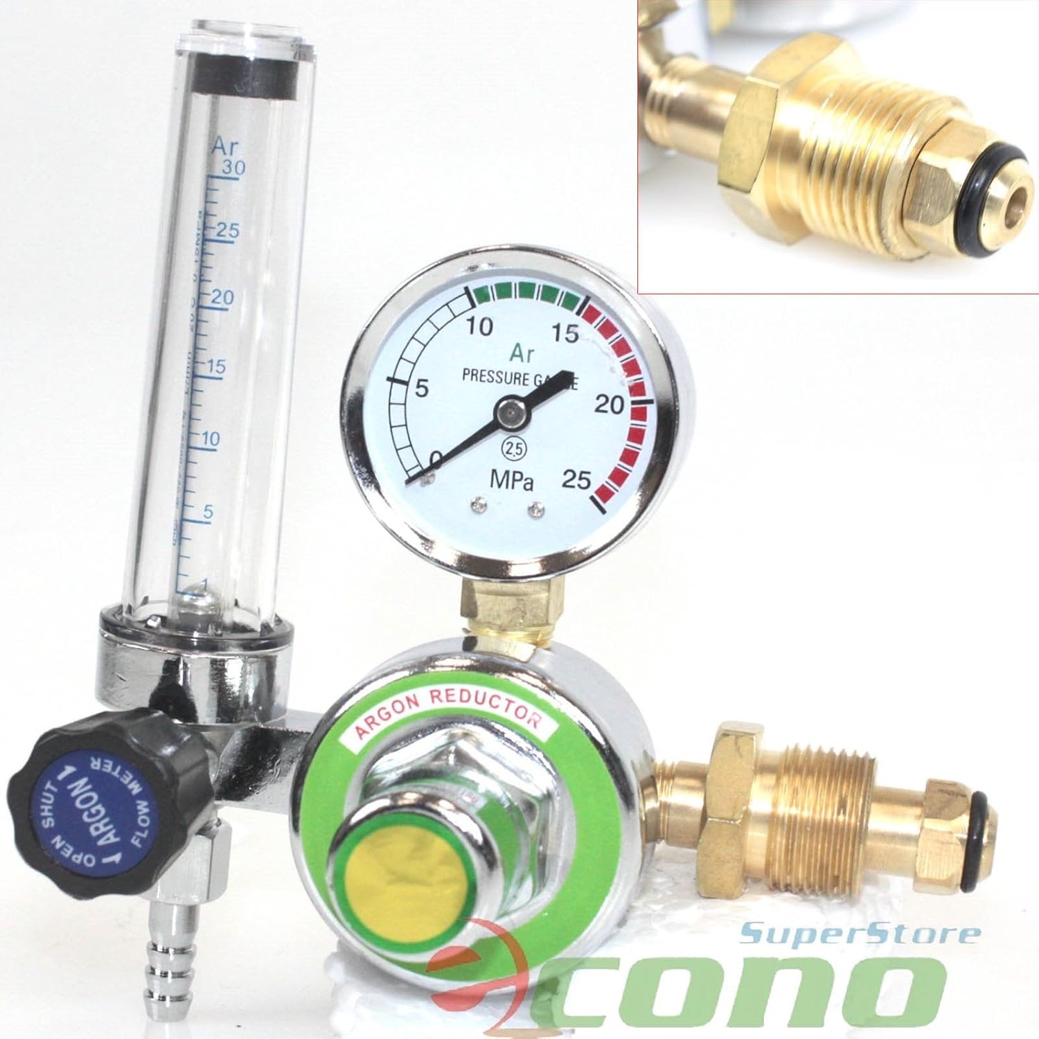 gas regulator NEW Argon & CO2 Mig Tig Flow Meter Regulator Weld Gauge
