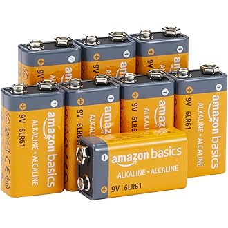 Duracell Plus 9V Batteries (Pack of 4) - Alkaline - 100% Guaranteed Life - Ideal for Everyday Devices - 0% Plastic Packaging - 5 Year Shelf Life - 6LR61 MN1604 - View 5