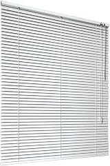 HSYLYM Aluminum Venetian Blinds White 110x130 cm 1 inch Slats