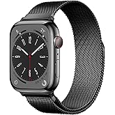 Original Milanese Loop Band Compatible with Apple Watch 38mm 40mm 41mm 42mm 44mm 45mm 46mm 49mm - Women & Men Magnetic Closure Adjustable Metal Strap for iWatch Series 11 10 9 8 7 6 5 4 SE2 3 Ultra2 3