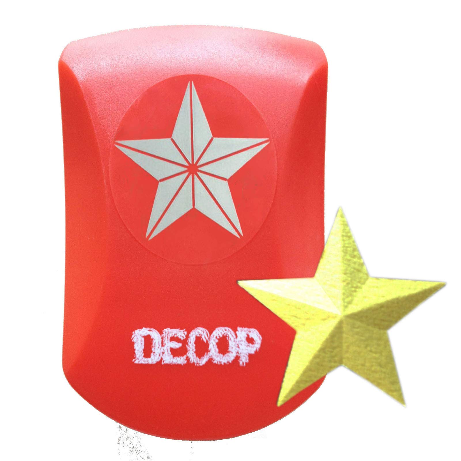 DECOP embossed punch 3.D Star
