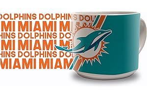 Rico Industries NFL Football 14oz Metro Ceramic Coffee Mug, Team Colored Ceramic Mug