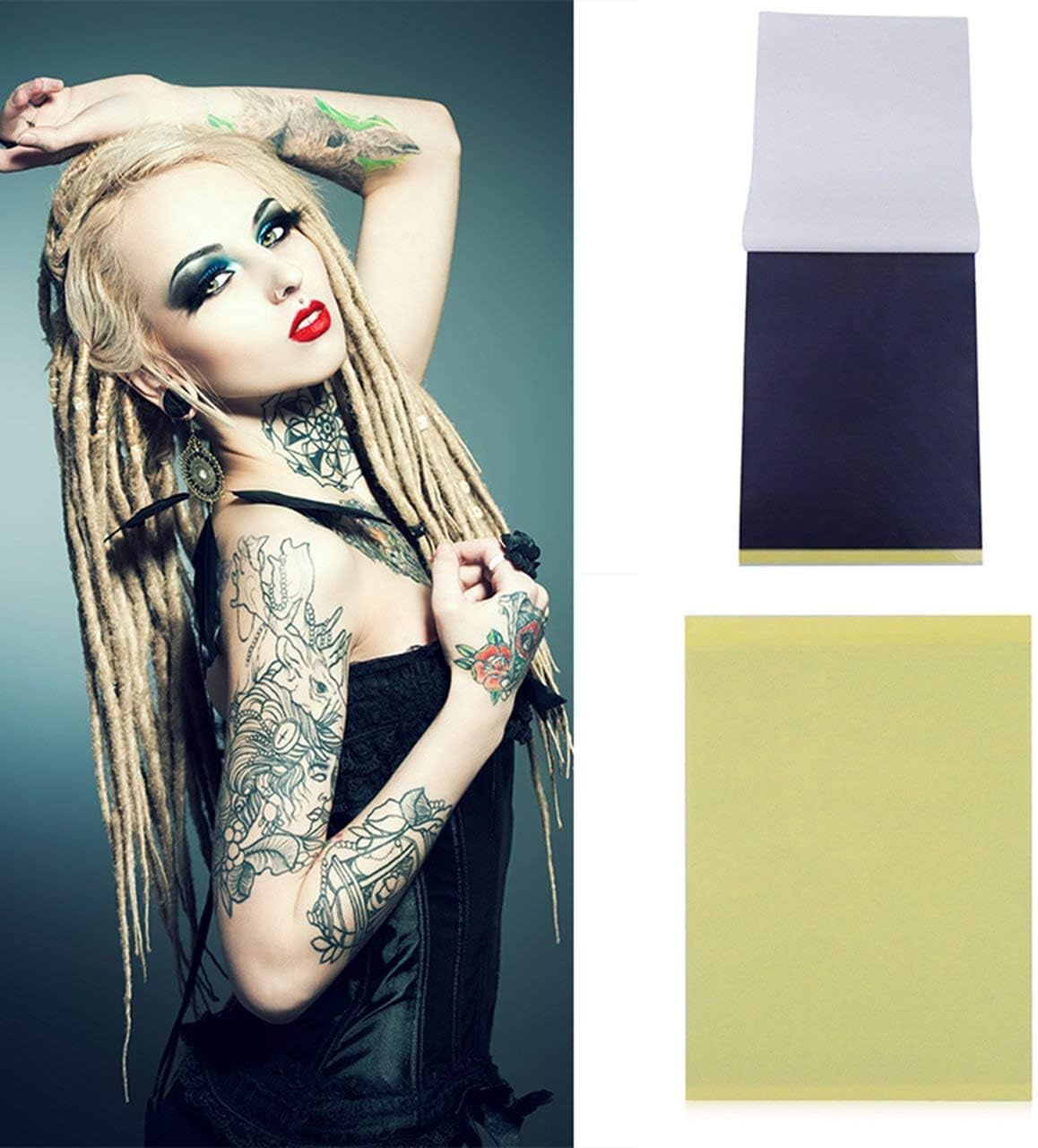 Carta Spirit Ectografica Per Stencil A Mano Libera - Viola - 10pz - Foto 3