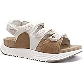 ONCAI Women's Walking Sandals with Arch Support Hiking Athletic Sandals Woman Outdoor Cushion Footbed Water Summer Thick Rubber Soles Sandalias Mujer Size 6-12