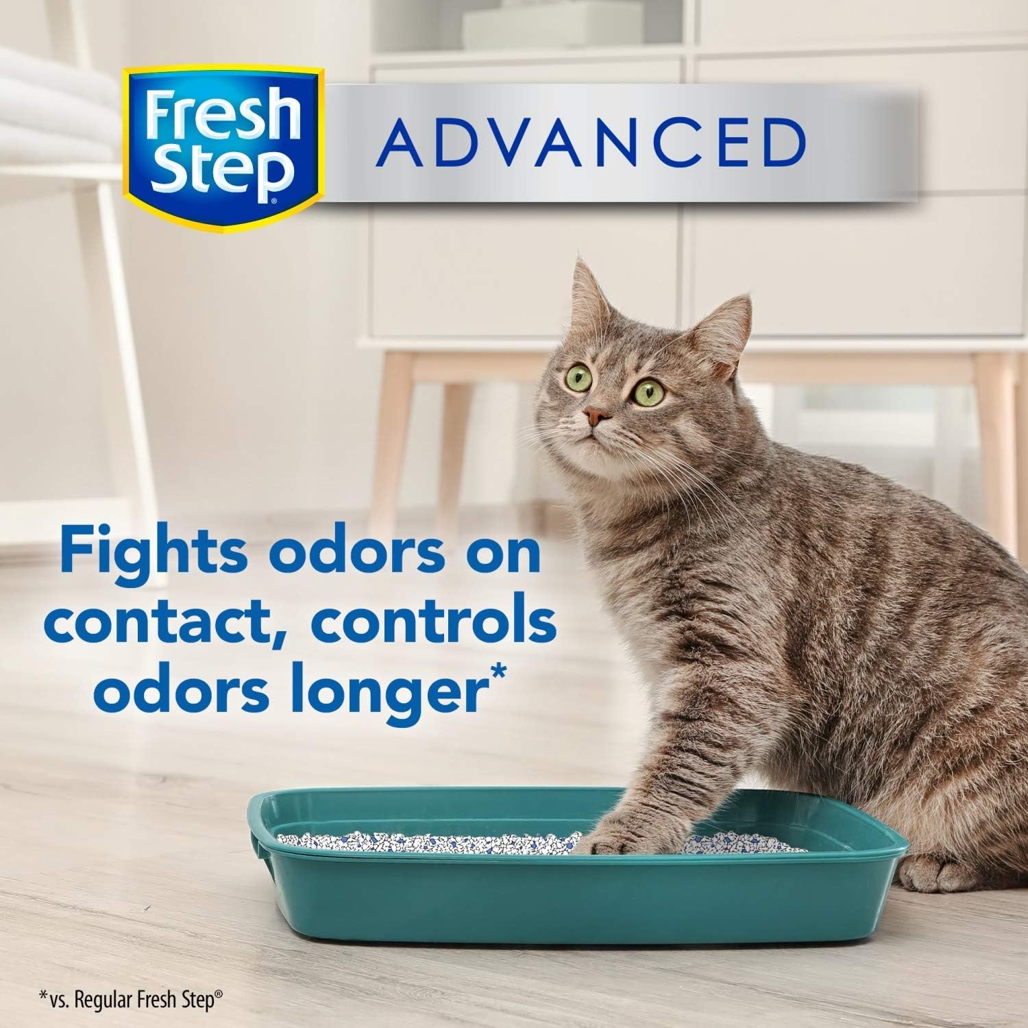 Fresh Step Advanced Multi-Cat Clumping Cat Litter with Odor Control, 37 lbs Total ( 2 Pack of 18.5 lb Boxes) : Pet Supplies