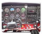 Cessna 172 Instrument Panel Mouse Pad, Mousepad