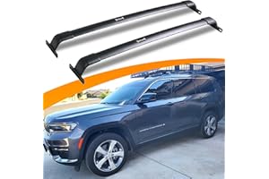 Snailfly Roof Rack Cross Bars Fit for 2021 2022 2023 2024 2025 2026 Jeep Grand Cherokee L 3-Row and 2022 2023 2024 2025 2026 Jeep Grand Cherokee 2-Row Accessories