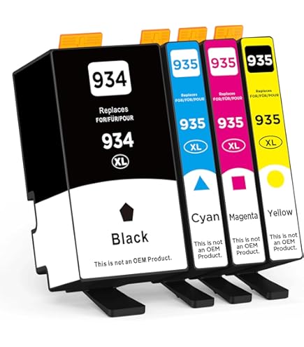 Amazon.com: 934XL 935XL Ink Cartridges Replacement for hp 934 and