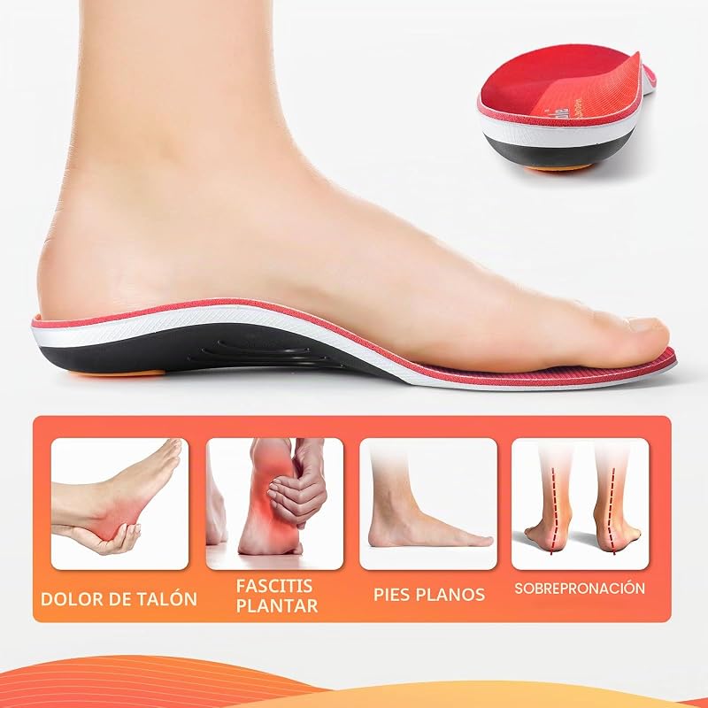 Plantillas Ortopédicas Gen 2 | Para Fascitis Plantar, Pie Planos — foto 2 de 7