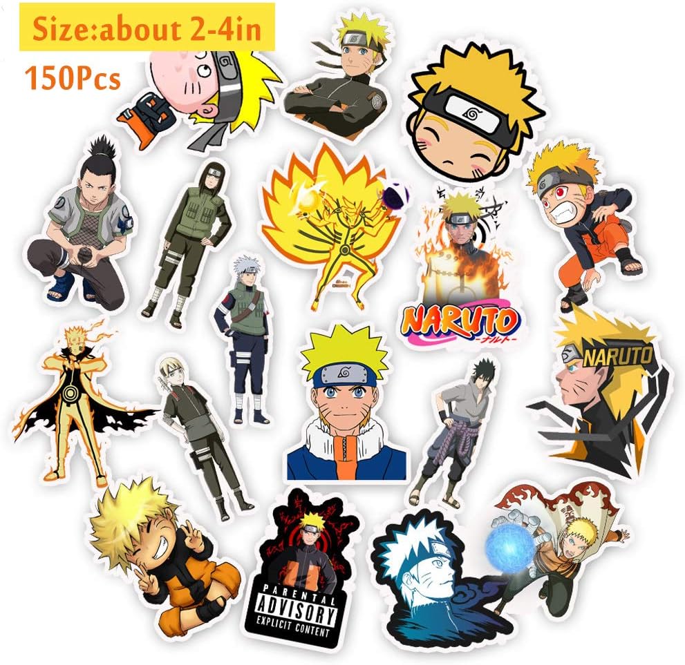 150pcs Anime Stickers, Naruto Anime Stickers, My Hero Academia
