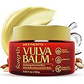 Femyth Vulva Balm Vaginal Moisturizer for Dryness, Itching & Irritation - Hormone-Free Vulvar Irritation Relief Cream for Women - Menopause & Postpartum Support Vulva Moisture Cream 2.82oz