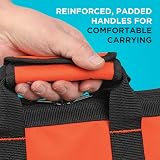 BLACK+DECKER 12-Inch Wide Mouth Tool Bag Zippered Durable 600 Denier Fabric view 7