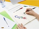 BIC Cristal Original Ballpoint Pens 1.0 mm Fine Point Pack of 10 Assorted view 2