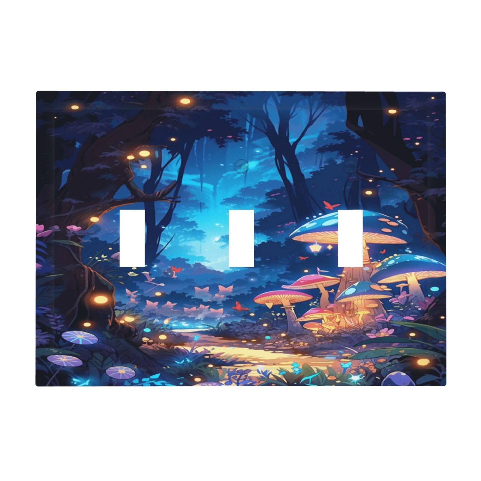 Tewujay Decorative Light Switch Covers 3 Toggle