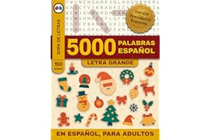 5000 Palabras Sopa de Letras Tamaño Grande en Español: Más de 150 Sopas Temáticas para Jovenes, Adultos y Mayores para Ejercitar tu Mente (WORD SEARCHES with a Twist) (Spanish Edition)