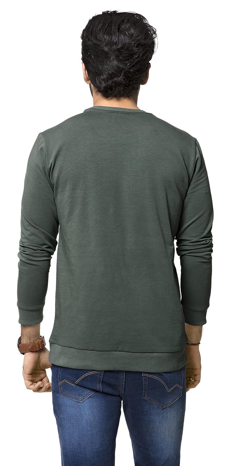 zeyo men's cotton printed t-shirt