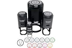 SNIGGLE SLOTH Happy Face Smile Good Job Self-Inking Rubber Stamp for Stamping Ink Stamper Crafting Planners - 1/2 Inch Mini - Pink Ink