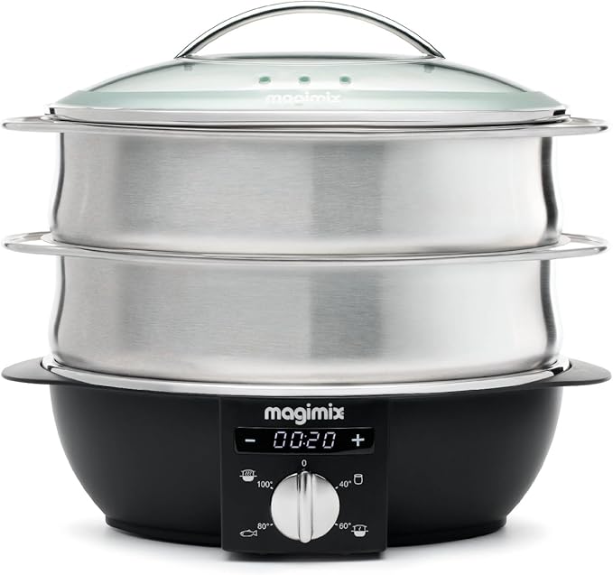 Magimix 11578 Multifunctional Brushed Stainless Steel Digital Steamer