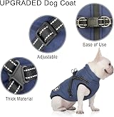 LUOWAN Dog Coat Waterproof Reflective Harness Jacket for Small to Large Dogs view 5