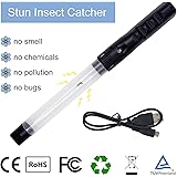 Rechargeable Spider Stink Bug Catcher - Insects Stink Bugs Bedbugs Spider Vacuum Catcher Sucker Pest Repellents Pest Control with LED Light USB Recharger Great Toy for Kids Reach to Coner Work at Nigh