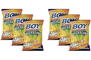 Boy Bawang Chicharon Garlic Flavor Snack (6 Pack, Total of 21.24‬oz)
