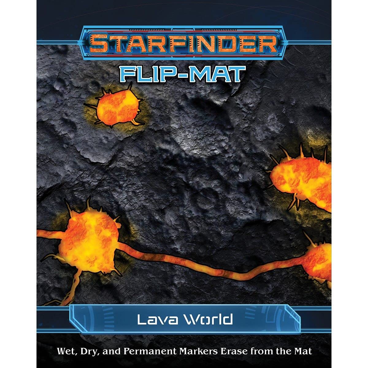 STARFINDER RPG FLIP-MAT LAVA WORLD