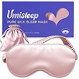 Umisleep 100% Pure Mulberry Silk Sleep Mask, 22