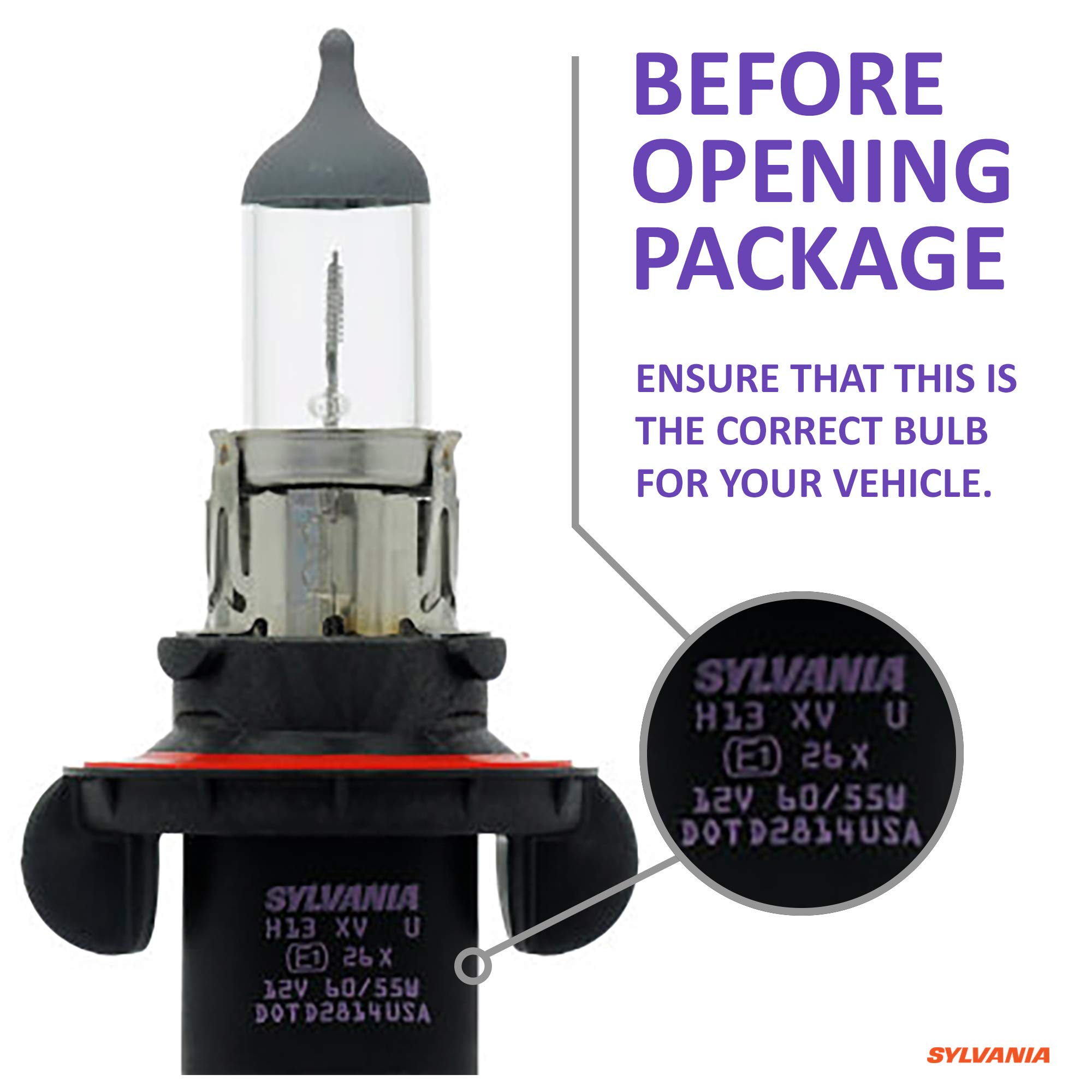 SYLVANIA H13 XtraVision High Performance Halogen Headlight Bulb