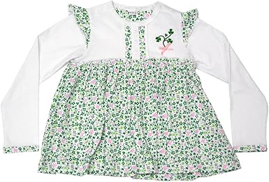 white floral baby dress