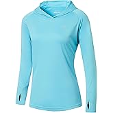 Willit Women's UPF 50+ Sun Protection Hoodie SPF Shirt Long Sleeve Hiking Fishing Outdoor Shirt Lightweight Hoodie