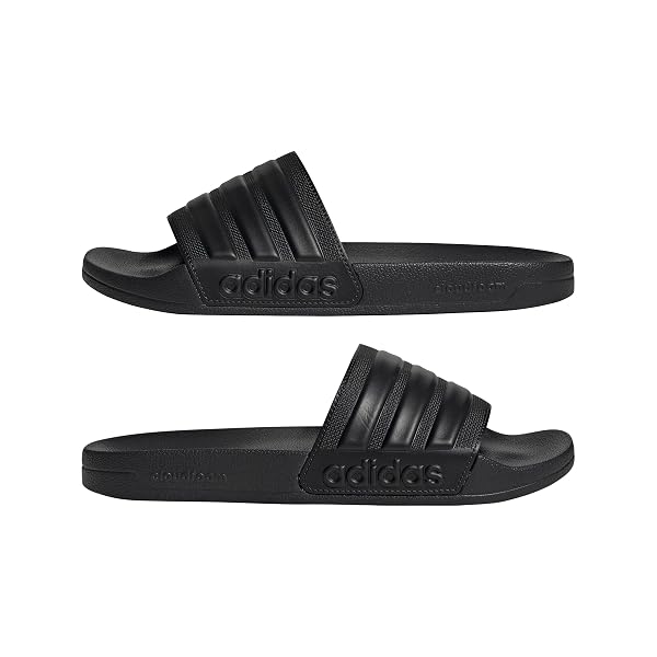 ADIDAS UNISEX SHOWER SLIDE SANDAL, CORE BLACK/CORE BLACK/CORE BLACK, 11 US MEN
