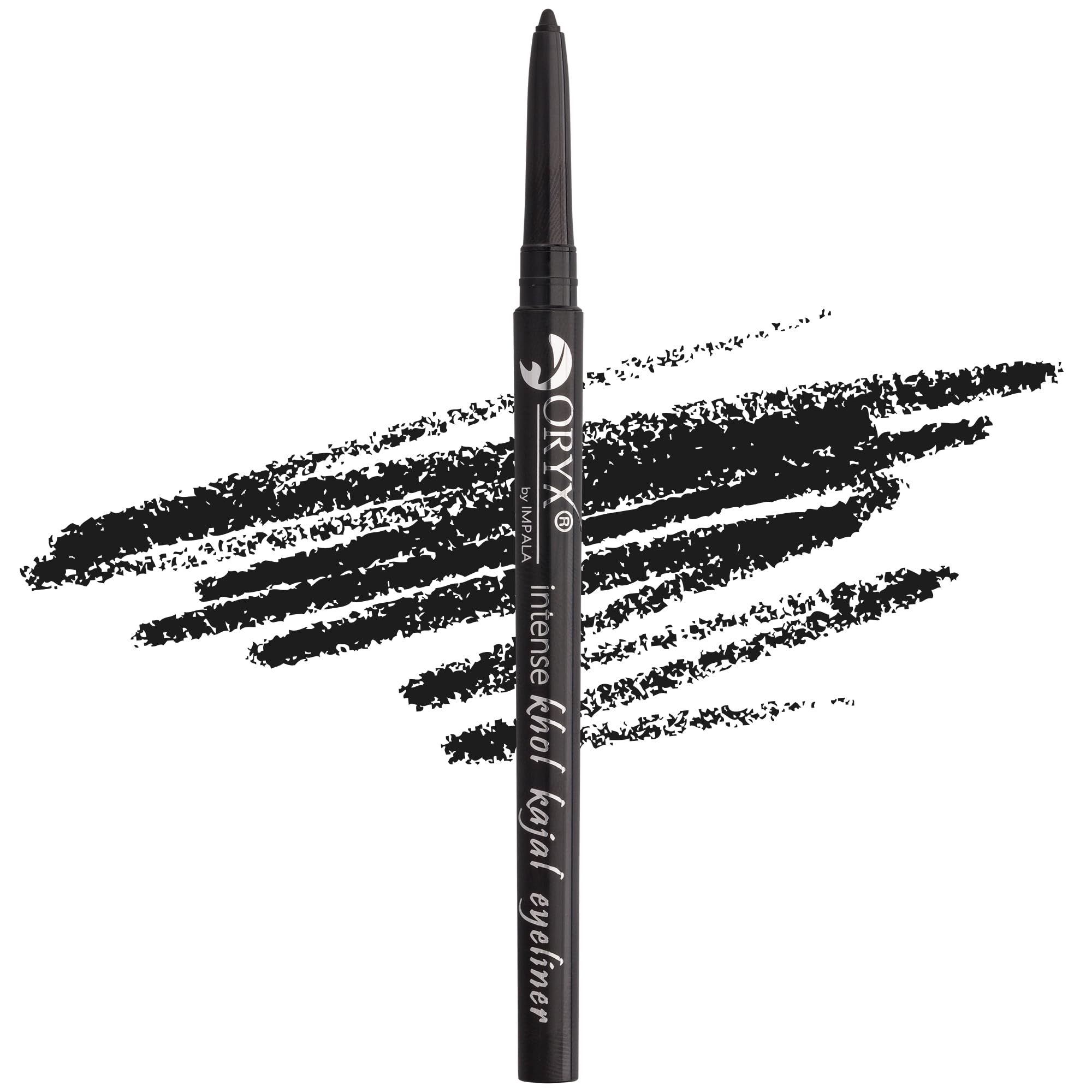 IMPALA | Oryx Khol Kajal Eye Pencil Onyx 03 | Waterproof Eyeliner | Precise Finish Eye Liner | Creamy and Easy to Apply | Intense, Long-Lasting, and Water-Resistant Color
