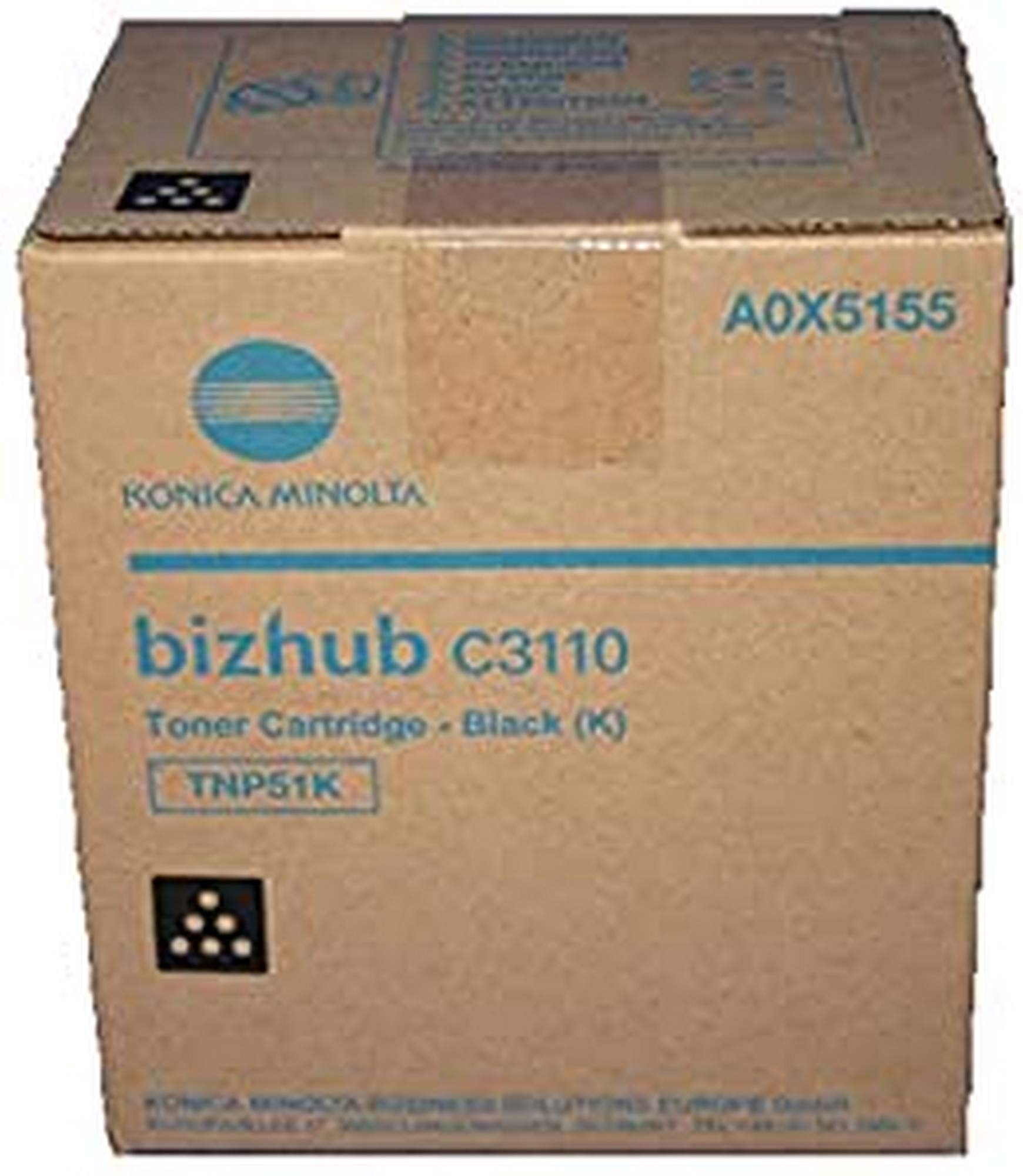 Minolta Konica TNP-51K Original Toner Cartridge - 1 Piece - Black