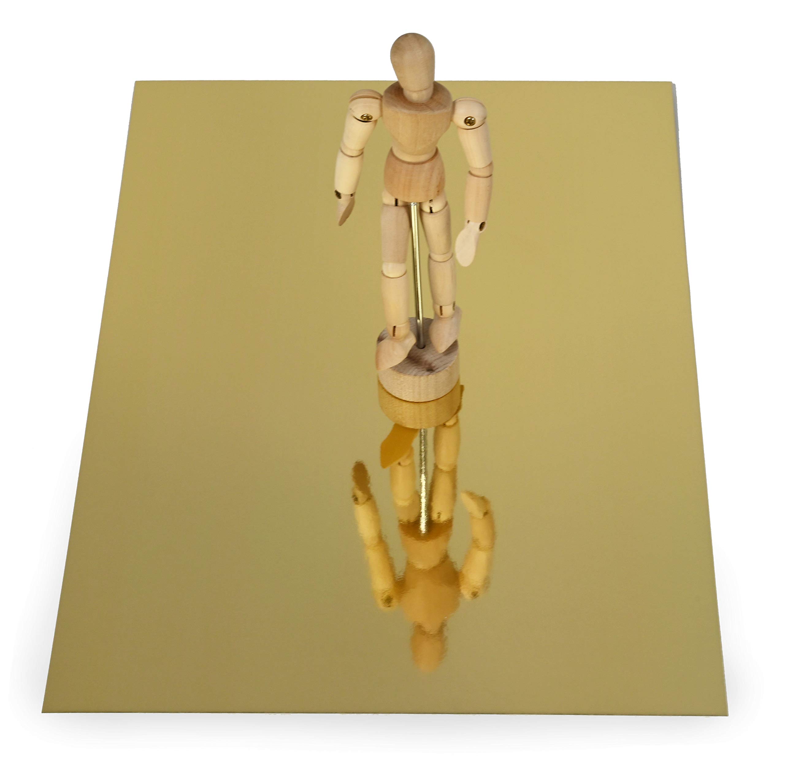 Papertent A4 Super Smooth Mirror Card, Gold, 10 Sheets