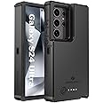 ZEROLEMON Battery Case for Galaxy S24 Ultra 10000mAh, 18W Fast Phone Charging Power to Galaxy S24 Ultra, ZeroShock Extended Charger Case Cover for The S24 Ultra - Black
