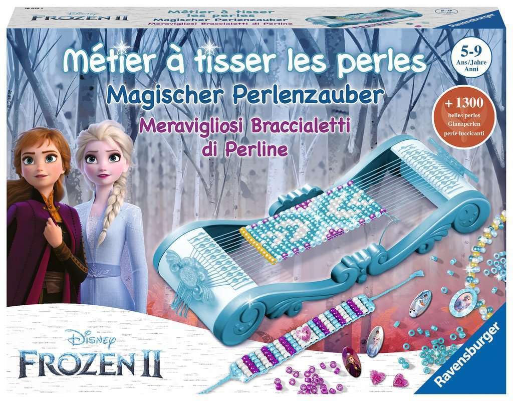 Ravensburger 18075 Magic Pearl Magic Frozen Dreamlike Bracelets Made of Iridescent Pearls, Creative Craft Set for Children from 5 Years