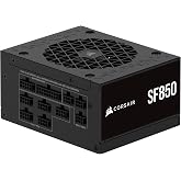 CORSAIR SF850 (2024) Fully Modular Low Noise ATX Power Supply &ndash; Black | Low-Noise, Fully Modular, 80 PLUS Platinum, Zero RPM Mode, SFX-to-ATX Bracket Included, NA